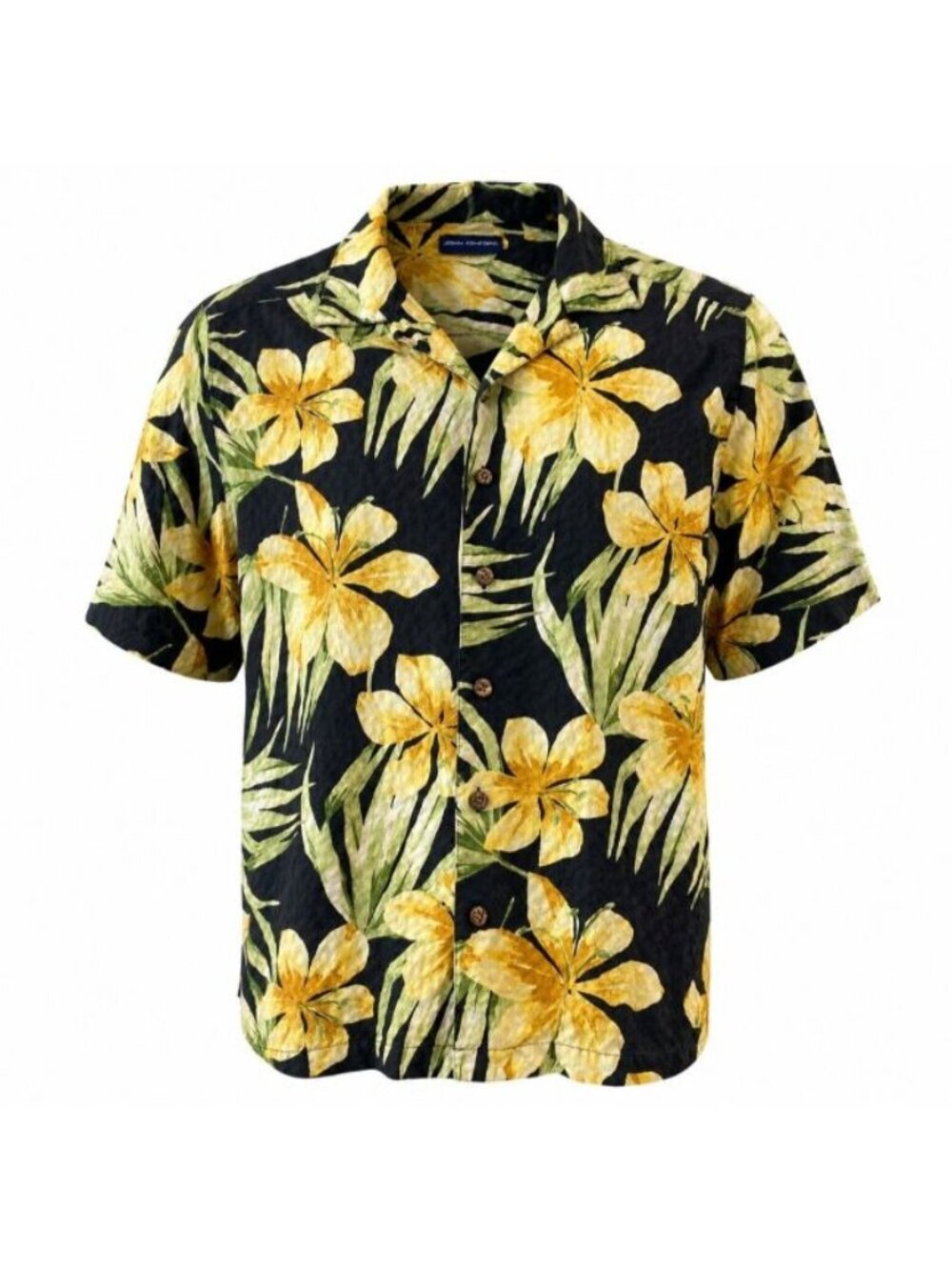 John Ashford Hawaiian Tropical Vacation Breathable 100% Silk Mens Shirt Large